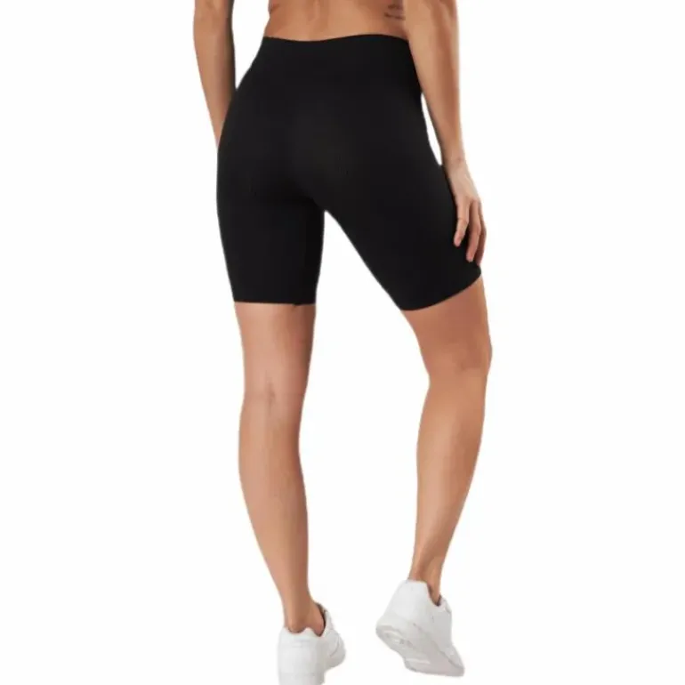 Vicky Rib Seamless Shorts Black