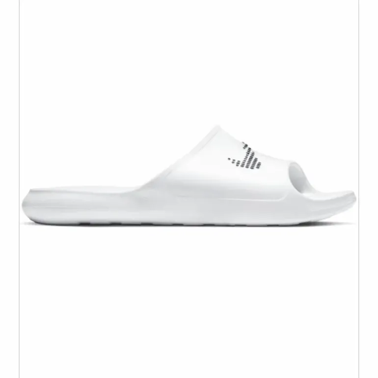Victori One Men's Shower Slides WHITE/BLACK-WHITE