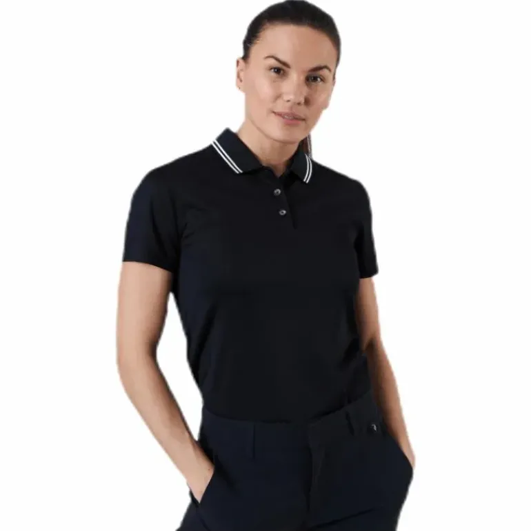 Victory Golf Polo Black