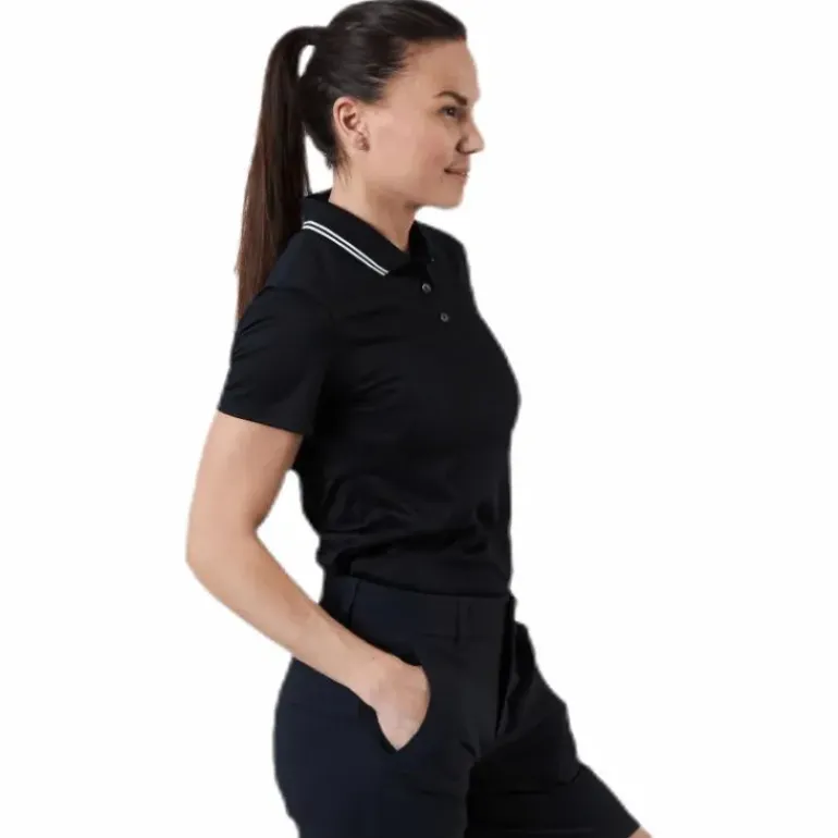 Victory Golf Polo Black