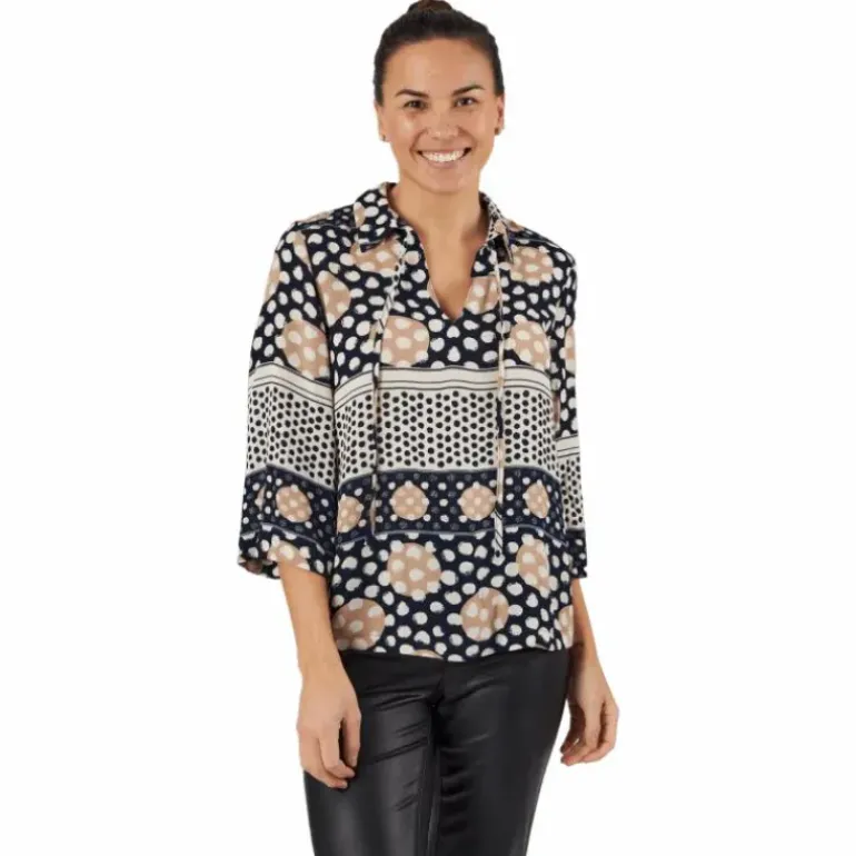 Vmanna 3/4 Top Wvn Ga Spe Navy Blazer