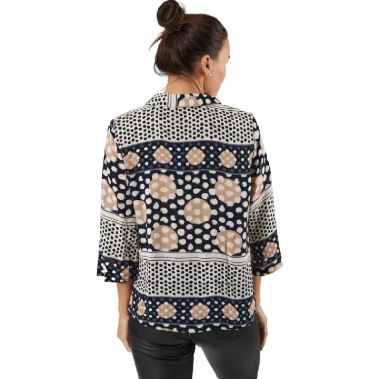 Vmanna 3/4 Top Wvn Ga Spe Navy Blazer