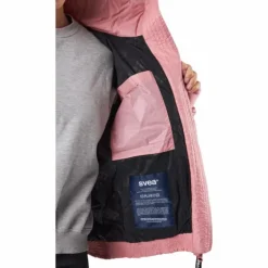 Volume Puffer Jacket Pink Edge
