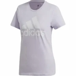 W Badge Of Sport Cotton Tee - Regular Fit Purple Tint
