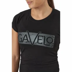 W Black Grey Logo T-shirt Black