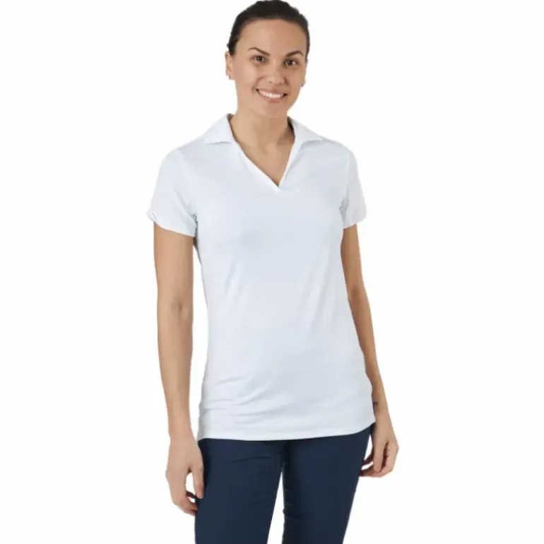 W Cloudspun Coast Polo Bright White