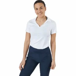 W Cloudspun Coast Polo Bright White