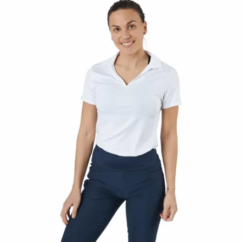 W Cloudspun Coast Polo Bright White