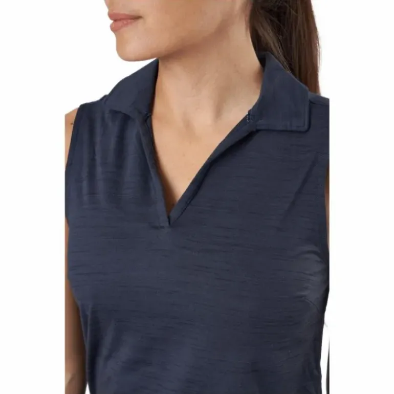 W Cloudspun Coast Sl Polo Navy Blazer Heather