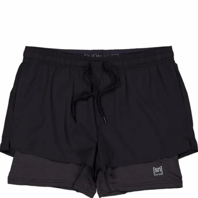 W Double Layer Shorts Black