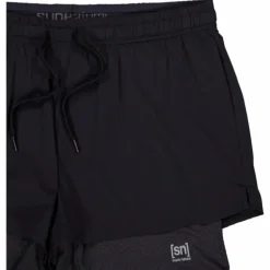 W Double Layer Shorts Black