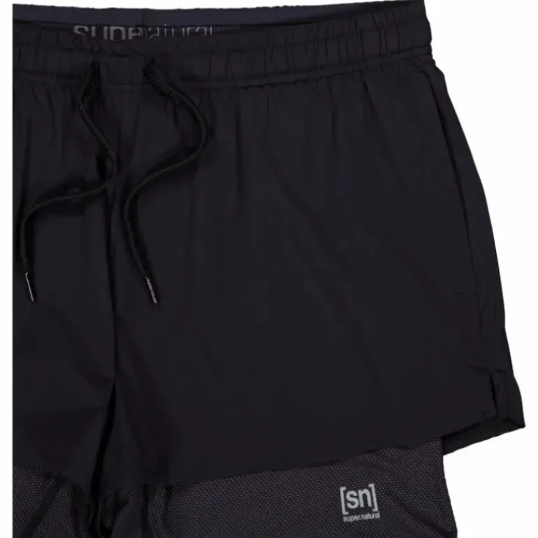 W Double Layer Shorts Black
