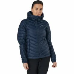 W Frost Down Hood Jacket Blue Shadow