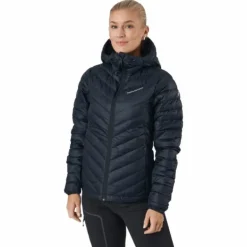 W Frost Down Hood Jacket Black