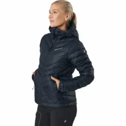 W Frost Down Hood Jacket Black