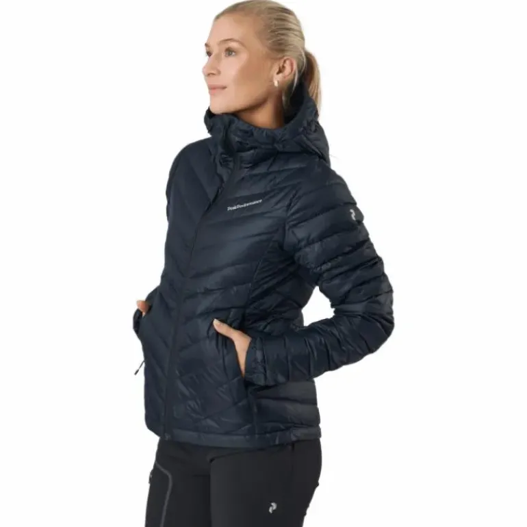 W Frost Down Hood Jacket Black