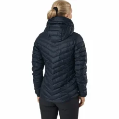 W Frost Down Hood Jacket Black