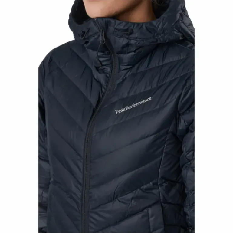 W Frost Down Hood Jacket Black