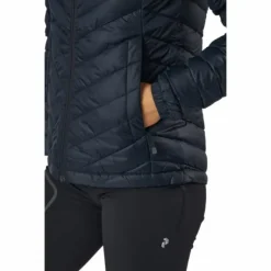 W Frost Down Hood Jacket Black