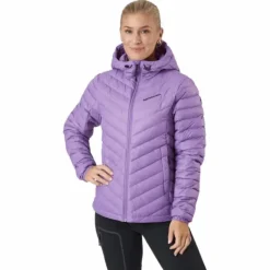 W Frost Down Hood Jacket Action Lilac