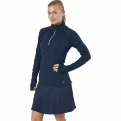W Gamer 1/4 Zip Navy Blazer