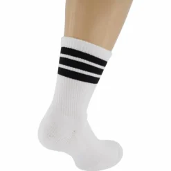 W Half Crew 3 Stp White