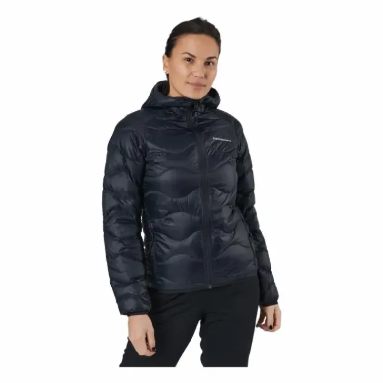 W Helium Down Hood Jacket Black