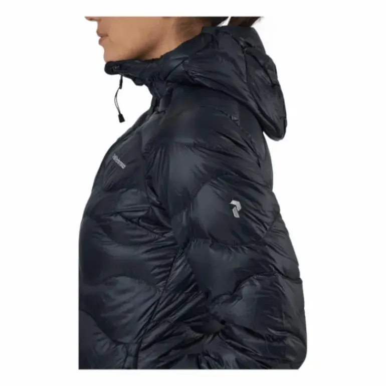 W Helium Down Hood Jacket Black