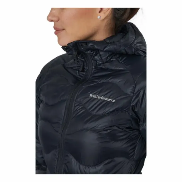 W Helium Down Hood Jacket Black
