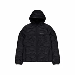 W Helium Down Hood Jacket Black