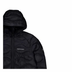 W Helium Down Hood Jacket Black