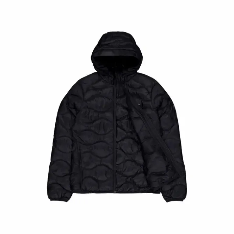 W Helium Down Hood Jacket Black