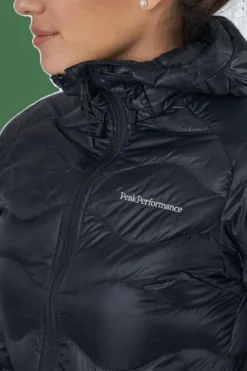 W Helium Down Hood Jacket Black