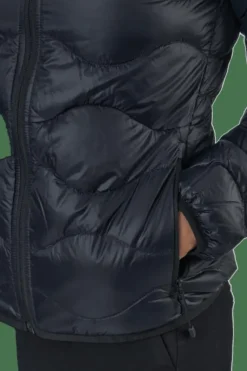 W Helium Down Hood Jacket Black