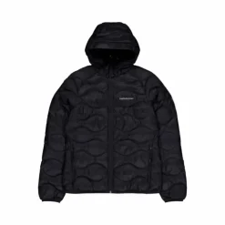 W Helium Down Hood Jacket Black