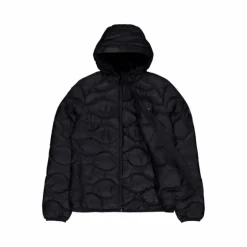 W Helium Down Hood Jacket Black