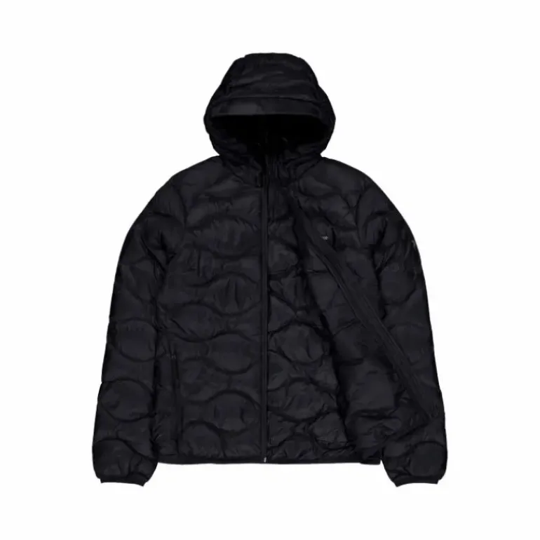 W Helium Down Hood Jacket Black