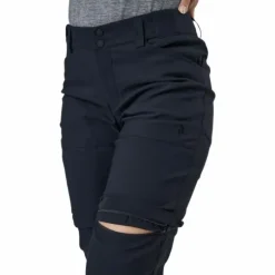 W Iconiq Zip Off Pants Black