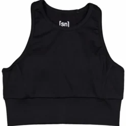 W Liquid Flow Top Black