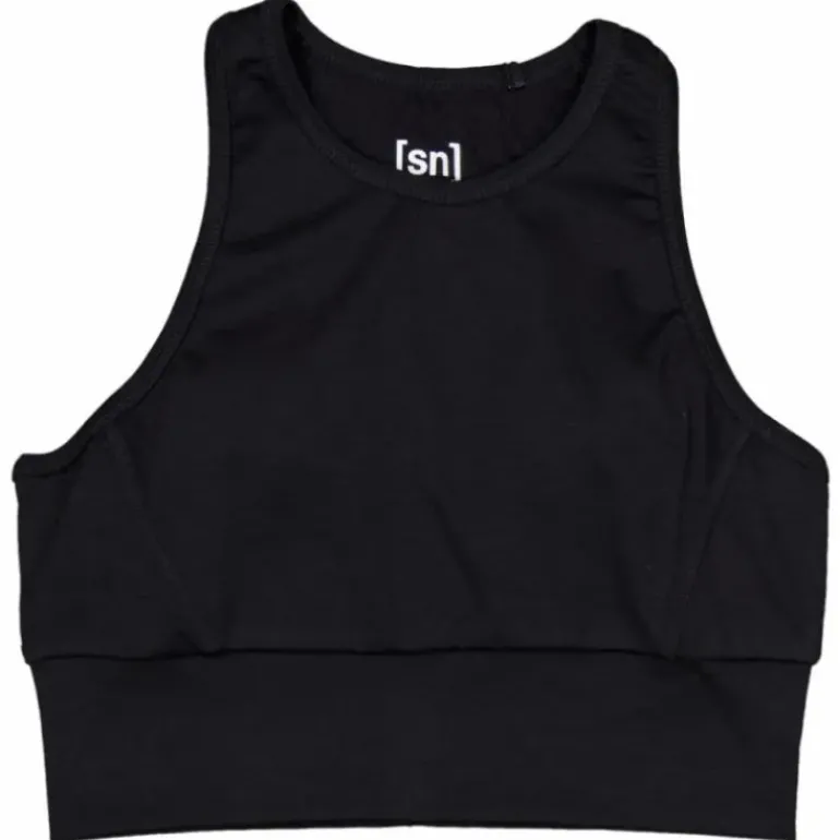 W Liquid Flow Top Black