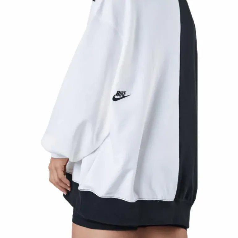 W Nsw Ft Flc Oos Crew Dnc Black/white