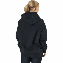 W Nsw Po Hoodie Os Bb Flc Prnt Black/white