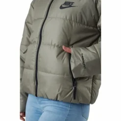 W Nsw Syn Tf Rpl Hd Jkt Matte Olive/matte Olive/black