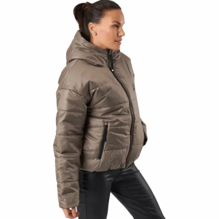 W Nsw Syn Tf Rpl Hd Jkt Olive Grey/black/black
