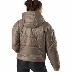 W Nsw Syn Tf Rpl Hd Jkt Olive Grey/black/black