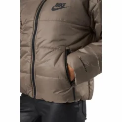 W Nsw Syn Tf Rpl Hd Jkt Olive Grey/black/black