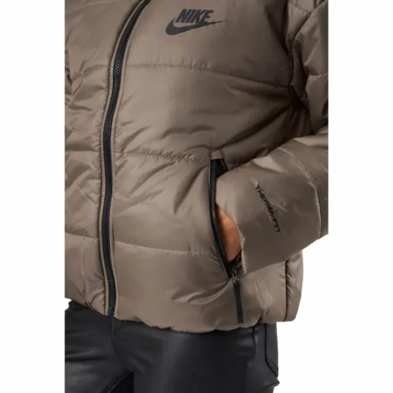 W Nsw Syn Tf Rpl Hd Jkt Olive Grey/black/black