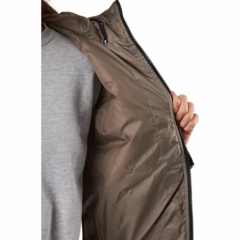W Nsw Syn Tf Rpl Hd Jkt Olive Grey/black/black