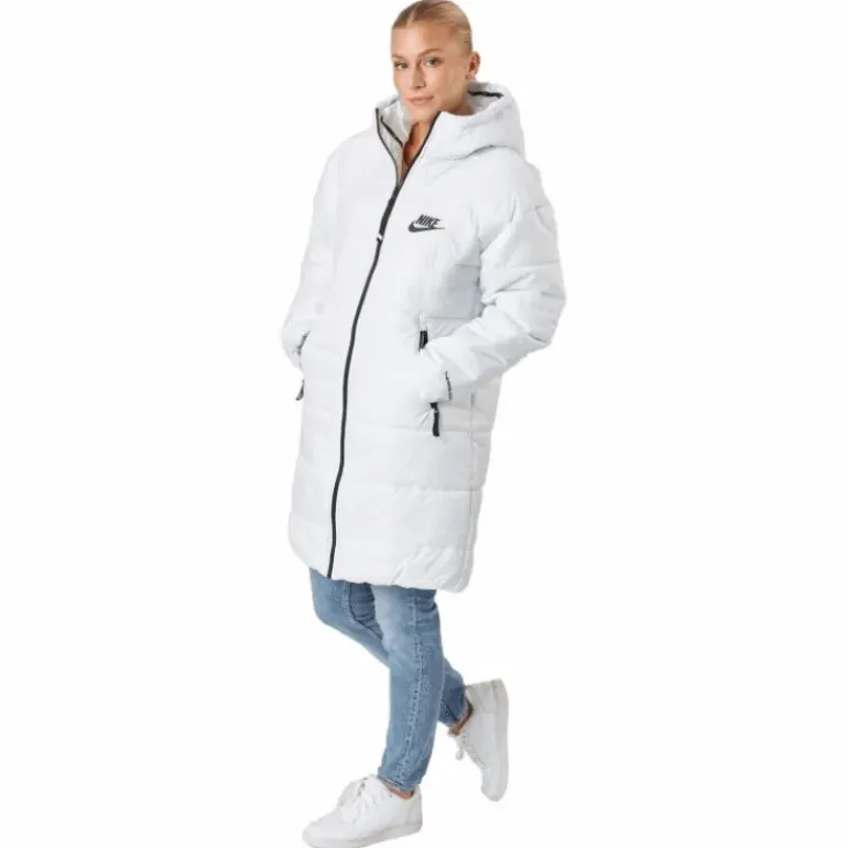 W Nsw Syn Tf Rpl Hd Parka Summit White/summit White/blac