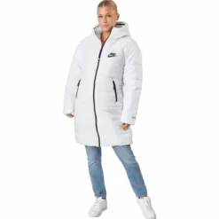 W Nsw Syn Tf Rpl Hd Parka Summit White/summit White/blac